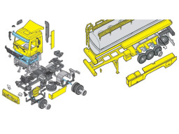 MS 55 Mercedes Actros 1:48 Liquid Food